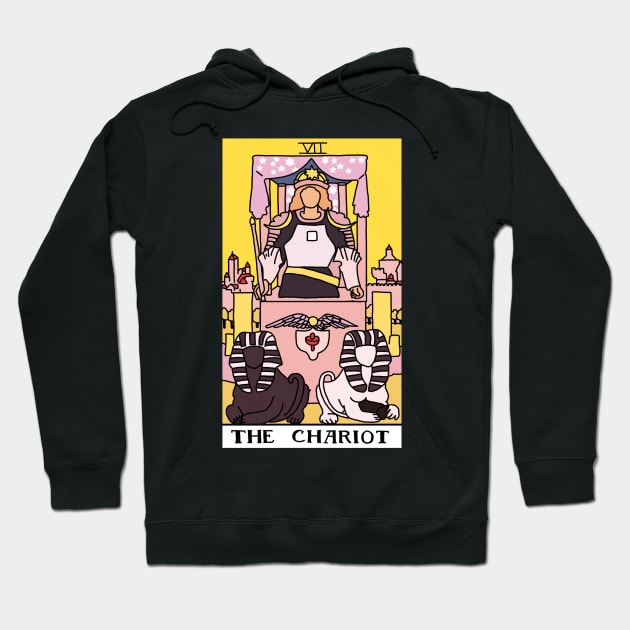 The Chariot Tarot Card Hoodie by ThingRubyDoes
